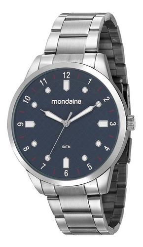 Relógio Mondaine Masculino Classic Prata 53599g0mvne2