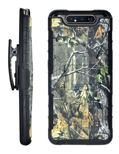 Funda Moss Uso Rudo Camuflage 3 En 1 Para Samsung A80