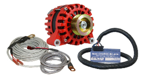 Polia Serpentina Balmar Vortec K6 170a 12v Com Vermelho