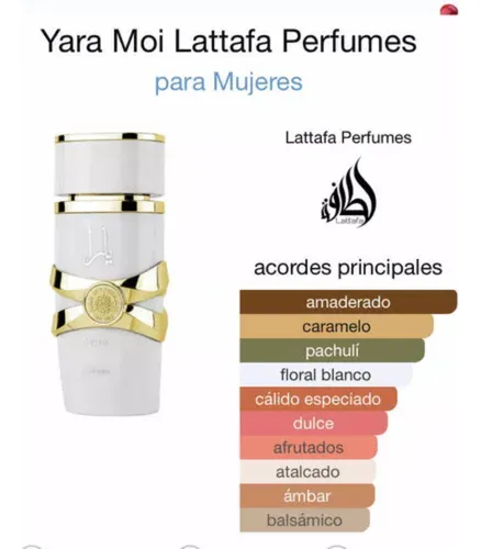 Lataffa Perfume Para Mujer Yara Moi 100ml Edp 12c