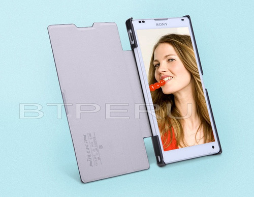 Estuche Cuero Filp Cover Sony Xperia Zl L35h Nillkin Funda