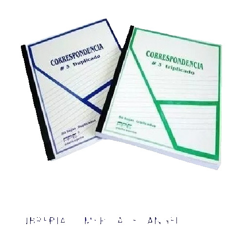 Cuaderno Correspondencia Duplicado 50 Hjs Nº3 Por Unidad