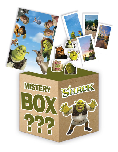 Mistery Box -  Shrek Burro Y Fiona