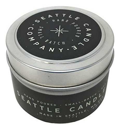 Vela De Lata De Pomelo Y Menta De Seattle Candle Co., 4 Oz