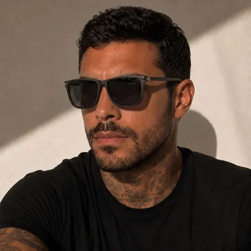 Óculos De Sol Uv400 Original Acetato Unissex Premium + Case