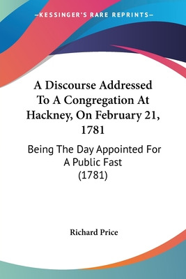 Libro A Discourse Addressed To A Congregation At Hackney,...