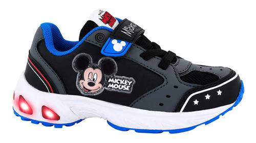 Zapatillas Mickey Orejitas  C/luz Al Pisar Footy Oficial 