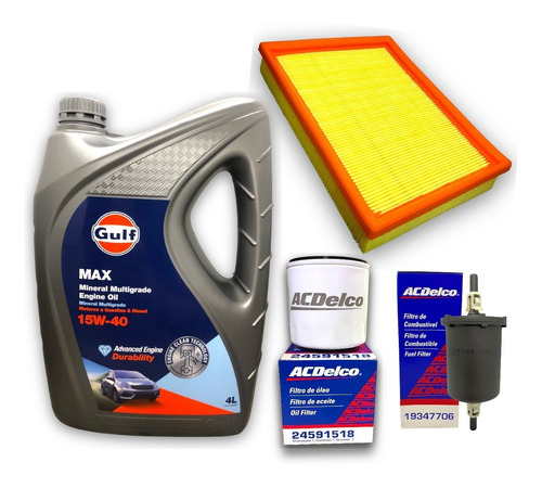 Kit Aceite + 3 Filtros Agile Corsa Classic 1.4 1.6 8v Orig