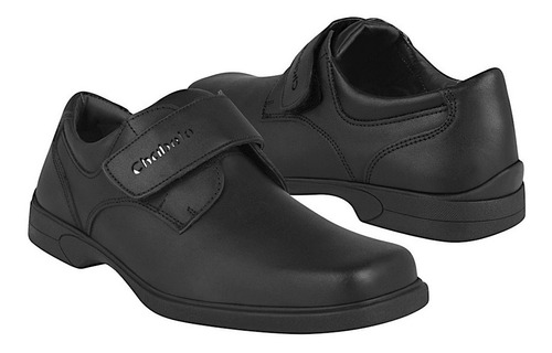 Zapatos Escolares Niño Chabelo C21-a Piel Negro