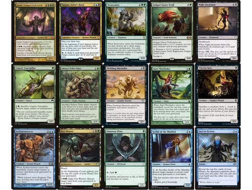 Baraja Edh Elite Graveyard - Muldrotha Dredge - Verde Negro