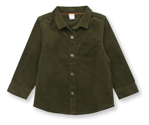 Camisa Niño Cotele Verde (06m A 4a)