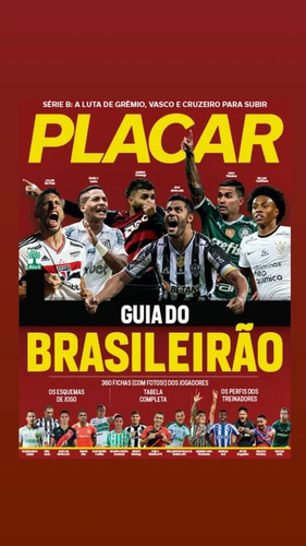 Revista Placar Guia Brasileirão 2022