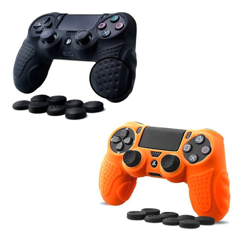 2 Pack Funda Antideslizante Compatible Con Playstation 4