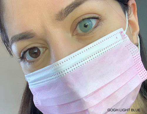 Imagen 5 de 10 de Urban Layer Gogh Light Blue Lentes De Contacto Anuales