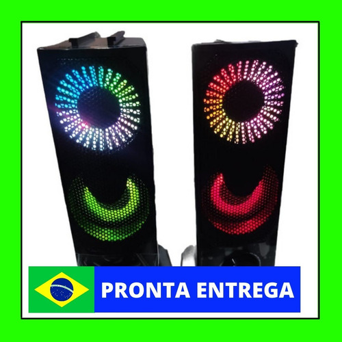 Imagem 2 de 4 de Caixa De Som P/ Pc Notebook 12w Rms Kp6041 Knup Sound Bar