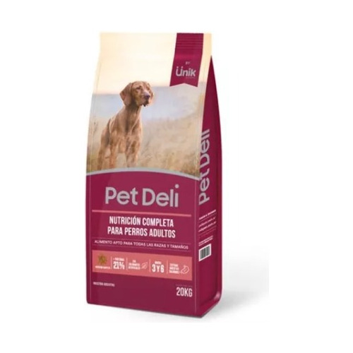 Alimento Balanceado Para Perros Adultos Pet Deli 23 Kg Unik