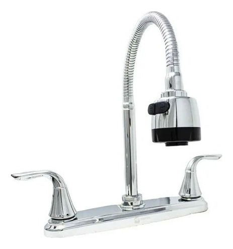 Llave Mezcladora Para Fregadero Cuello Flexible Tarja Cocina