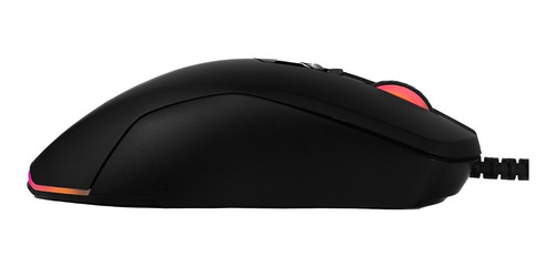 Imagen 2 de 6 de Mouse Gamer Vsg Cetus Negro Pc Rgb Usb 800dpi 105g Pmw3325