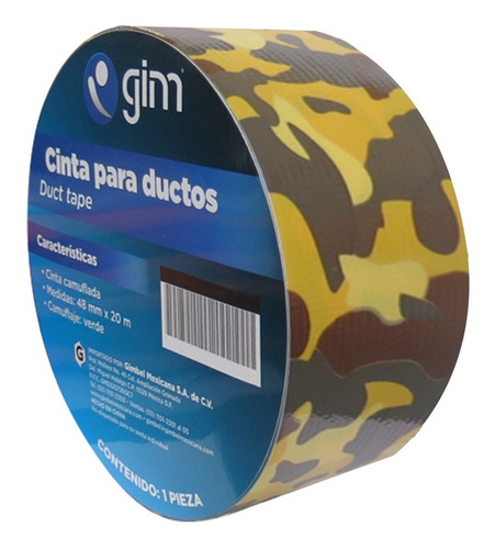 Cinta Para Ductos 48mmx20m Camuflaje Desierto Ap160e-20m