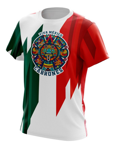 Playera Sublimada Viva Mexico