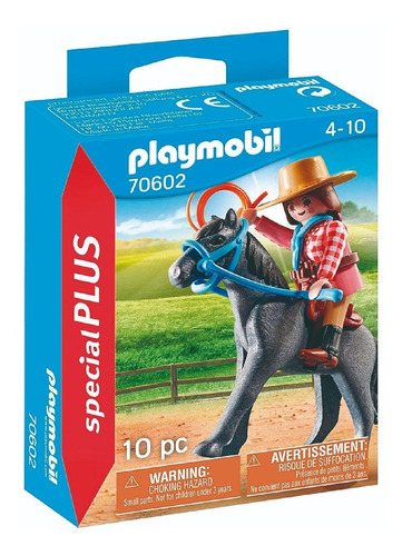 Playmobil Special Plus Jinete Del Oeste Con Caballo 70602 C