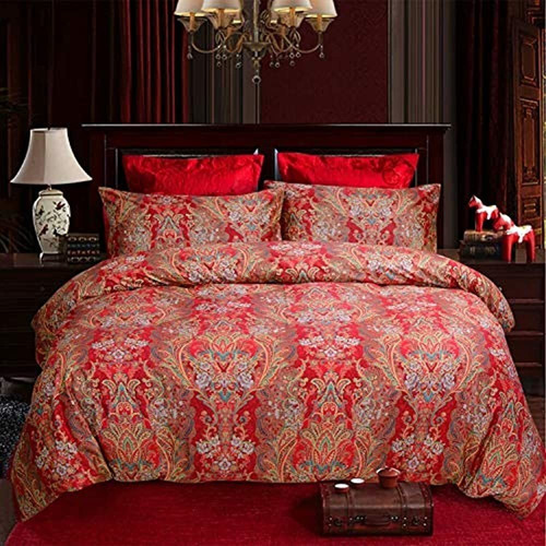 Softta Boho Luxury Bohemian Retro Boho Bedding King 3 Piezas