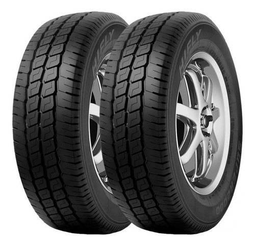 Kit 2 Pneus Hifly 205/70r15 Super 2000 8 Lonas 106/104r