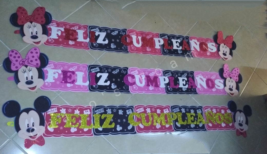Letreros De Foamy: Fomi Goma Eva 10 Piezas Feliz Cumpleaños | Mercado Libre