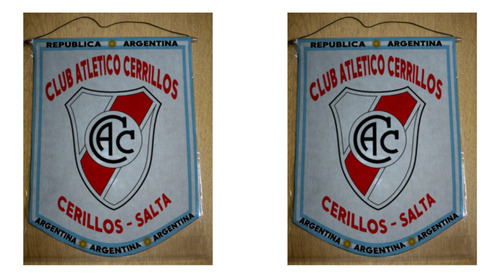 Banderin Grande 40cm Club Atletico Cerrillos Salta