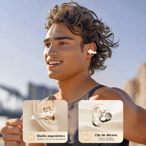 Audífonos Tecmiyo J07-F inalambricos con cancelacion de ruido y sonido Hifi