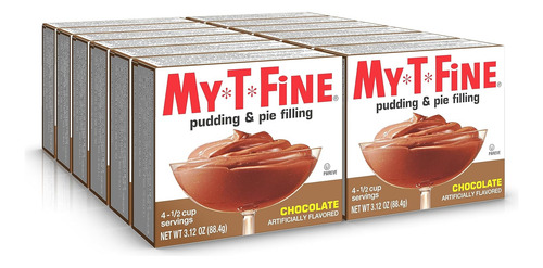 Pudín Choco My-t-fine 89g (12-pack)
