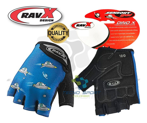 Casco Niño + Guante Gel Bicicleta Patines Skate Monopatin