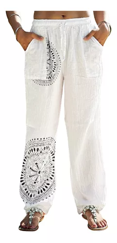 Pantalon Yoga Hombre Blanco