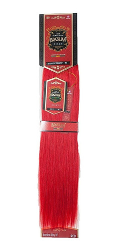 Extension Cabello Brazilian 18pLG 100%natural Rojo Fantasia