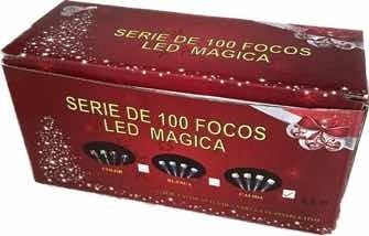 Serie De Luces Led Mágica 100 Focos Caja Máster X 30 Pz.