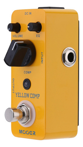 Pedal Eléctrico Con Compresor Óptico Micro Mini Yellow Comp