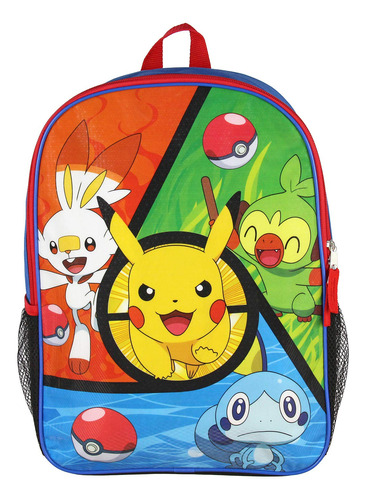 Bioworld Pokemon Y Sus Amigos - Mochila De Personajes De 16.