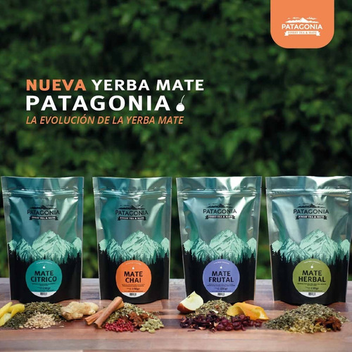 Imagen 2 de 2 de Yerba Mate Patagonia Compuesta X 150 G. - Lanzamiento