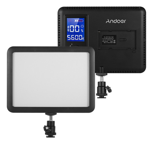 Andoer Wy-160c Led Panel De Luz De Vídeo Fotografía Rellen