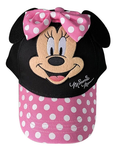 Gorras Gorros Visera Disney Minnie Mouse Con Orejas Premium