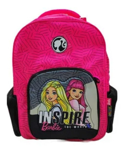 Mochila Espalda Barbie Fucsia Inspire In The World 17 PLG