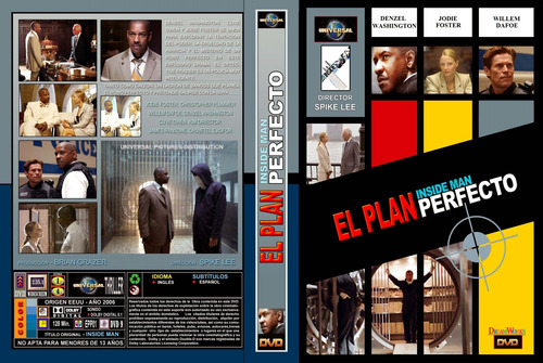El Plan Perfecto ( Inside Man ) Denzel Washington .- Dvd