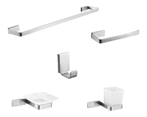 Accesorios De Baño 5 Pcs Bolzano Bari