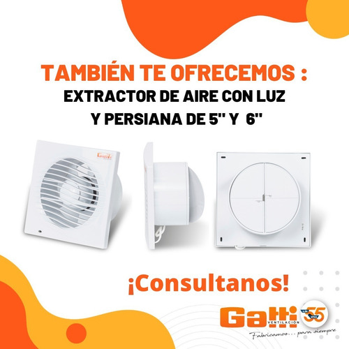 Extractor De Aire Baño 4 (10 Cm) C/ Pers. Motor Potenciado
