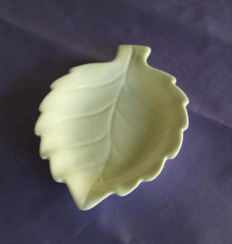 Salcerita Copetinera Ceramica Blanca Impecable 16x11 Cm