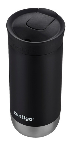 Imagen 2 de 2 de Vaso térmico Contigo Huron 2.0 liso color licorice 473mL