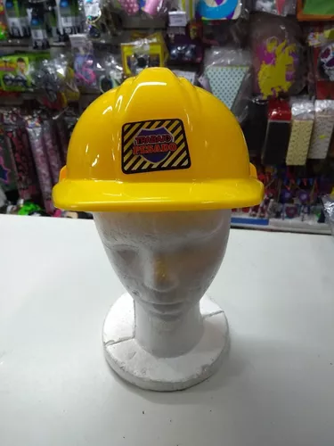 Casco Gorro Sombrero Constructor Obrero Amarillo Cotillon