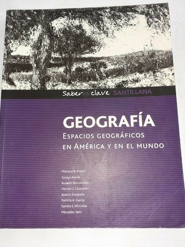  Geografia Espacios Geográfic-santillana Saber Es Clav(usado