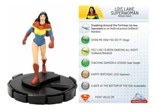 Lois Lane Superwoman #009 Heroclix Darkside Tcg