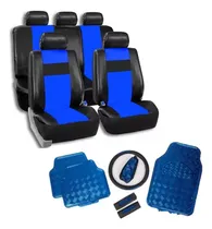 Comprar  Funda Asiento Eco Cuero Alfombra Cubre Volante Y Cinturon